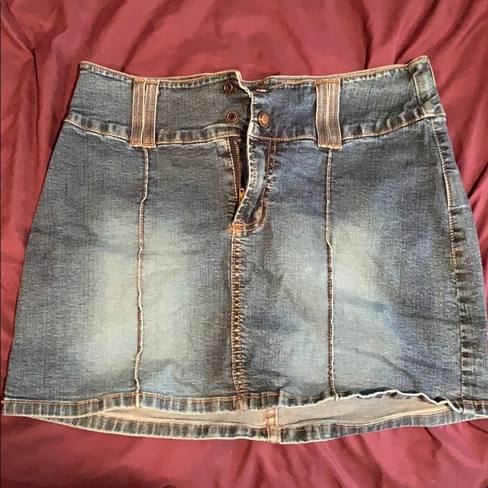 jean skirt